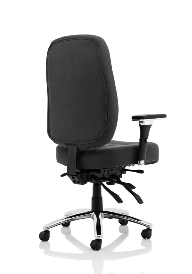 barcelona deluxe high back task operator office chair with arms