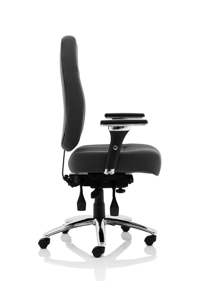 barcelona deluxe high back task operator office chair with arms