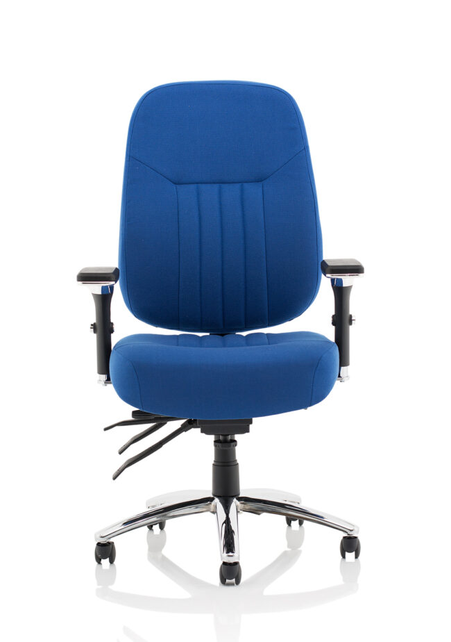 barcelona deluxe high back task operator office chair with arms