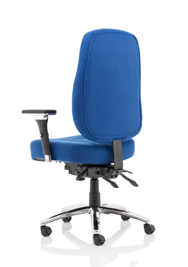 barcelona deluxe high back task operator office chair with arms