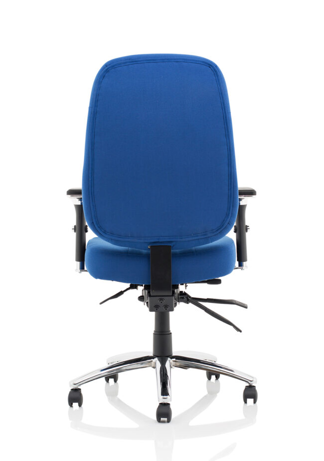 barcelona deluxe high back task operator office chair with arms