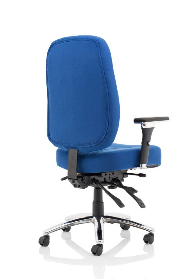 barcelona deluxe high back task operator office chair with arms