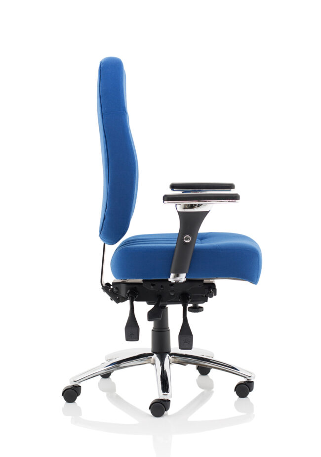 barcelona deluxe high back task operator office chair with arms