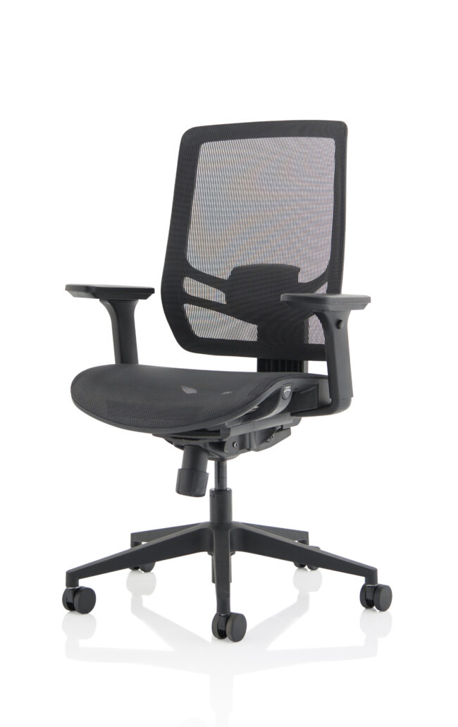 ergo twist high mesh back ergonomic task operator office chair with arms