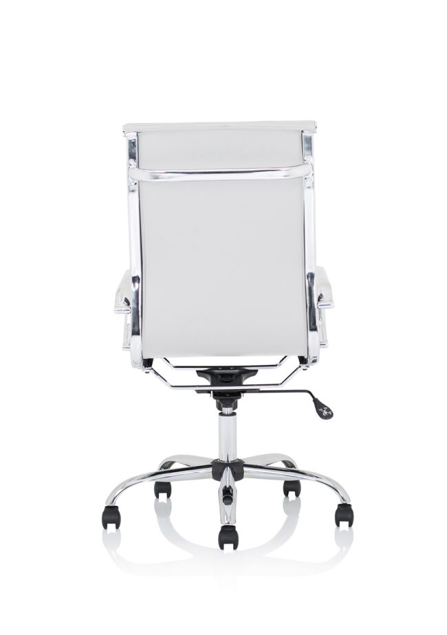 nola black leather executive office chair with arms