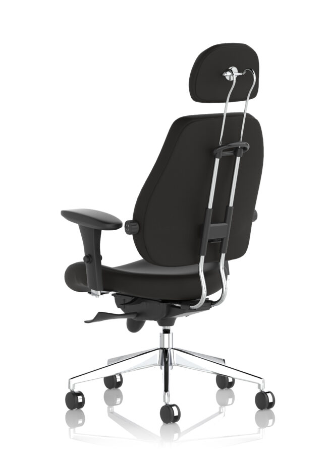 chiro plus ultimate high back ergonomic posture chair with arms and headrest