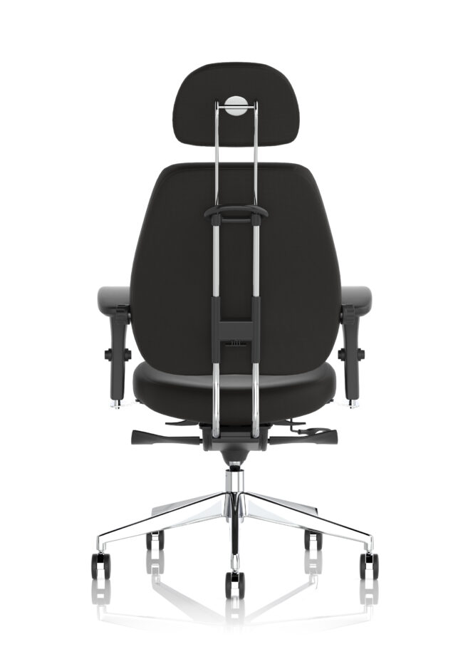 chiro plus ultimate high back ergonomic posture chair with arms and headrest