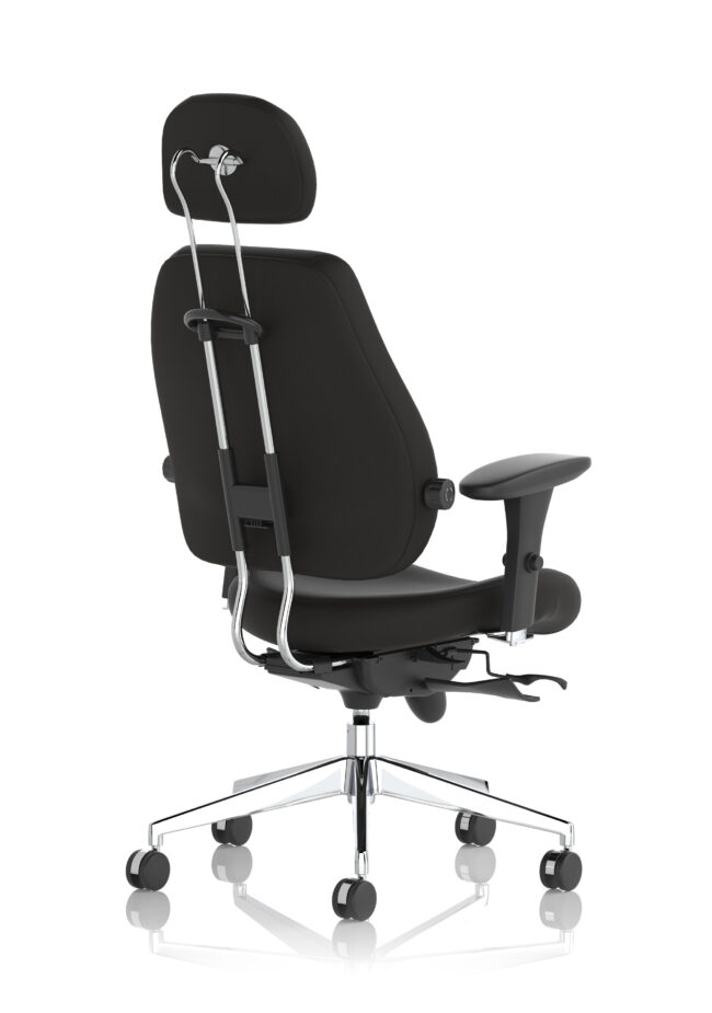 chiro plus ultimate high back ergonomic posture chair with arms and headrest