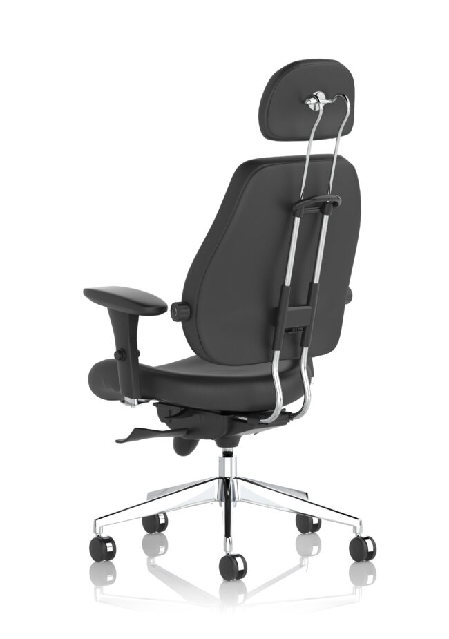chiro plus ultimate high back ergonomic posture chair with arms and headrest