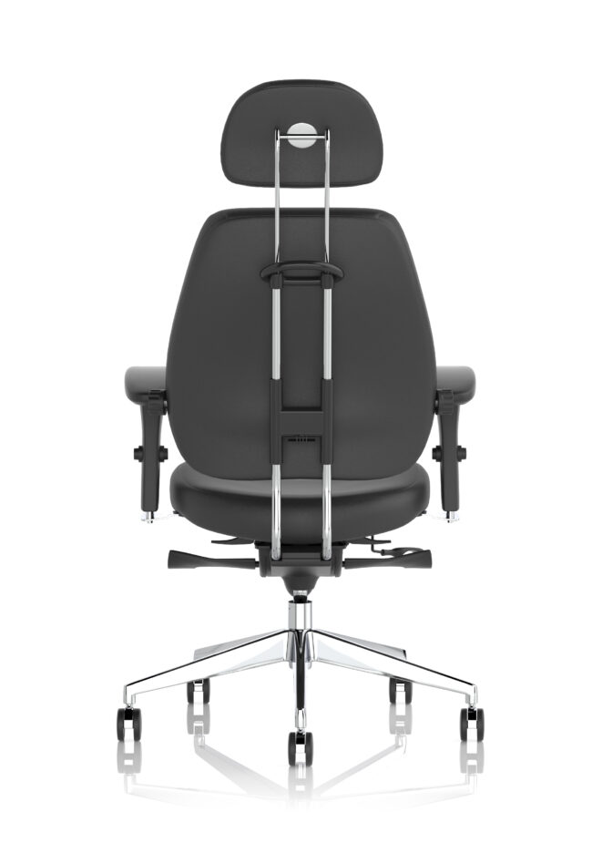 chiro plus ultimate high back ergonomic posture chair with arms and headrest