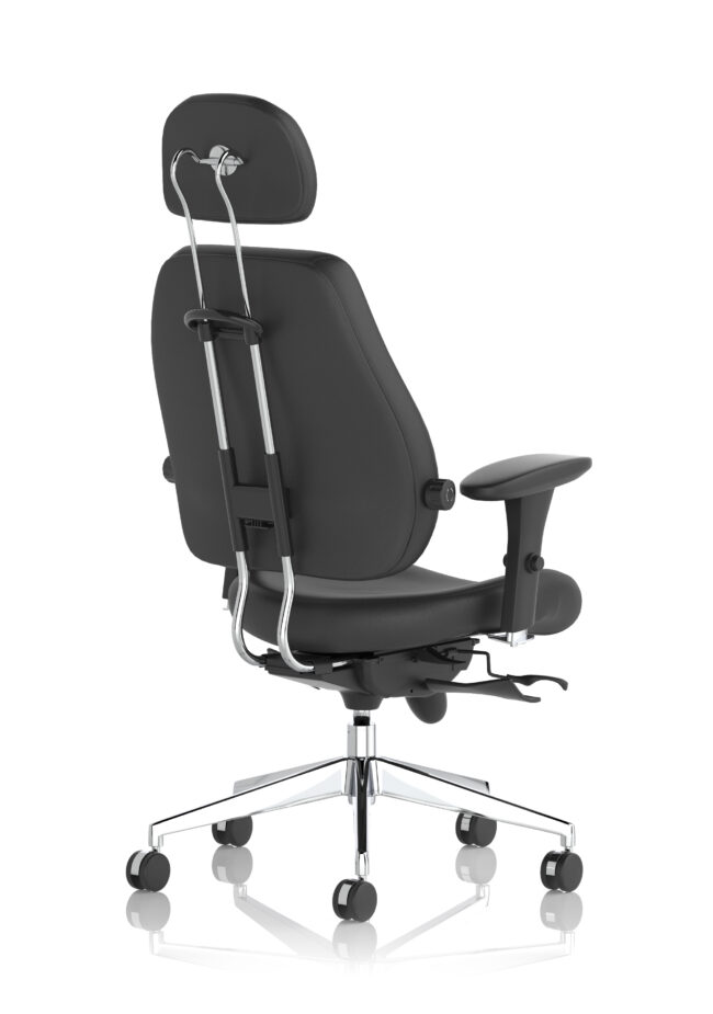 chiro plus ultimate high back ergonomic posture chair with arms and headrest