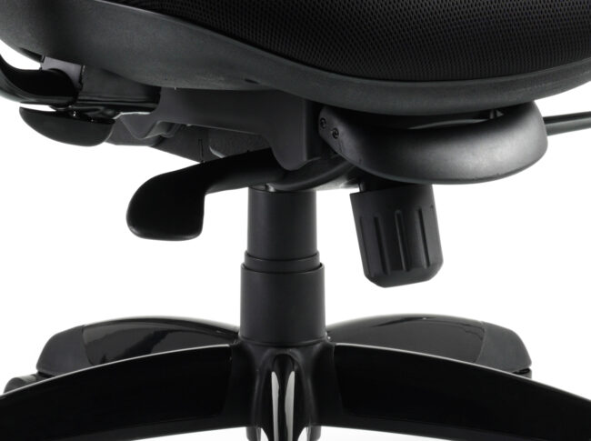 stealth shadow high mesh back ergonomic posture chair with arms