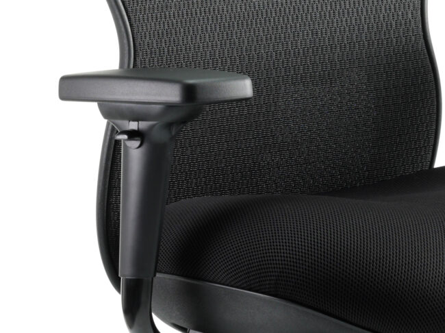 stealth shadow high mesh back ergonomic posture chair with arms