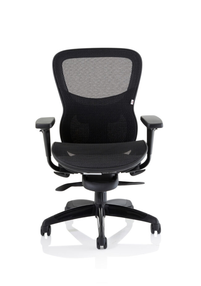stealth shadow high mesh back ergonomic posture chair with arms
