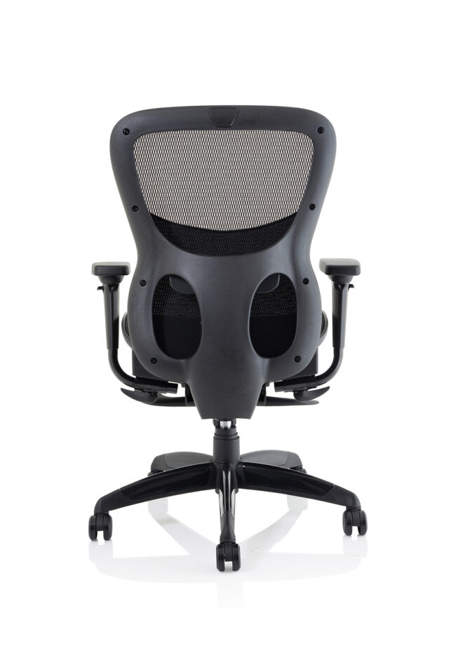 stealth shadow high mesh back ergonomic posture chair with arms