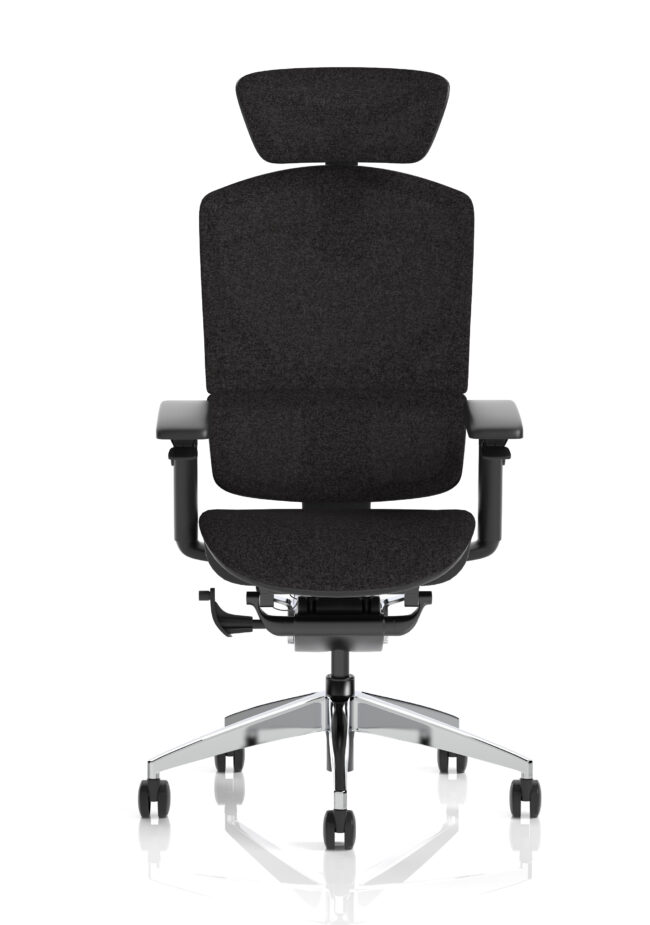 ergo click plus high back ergonomic posture office chair with arms and headrest