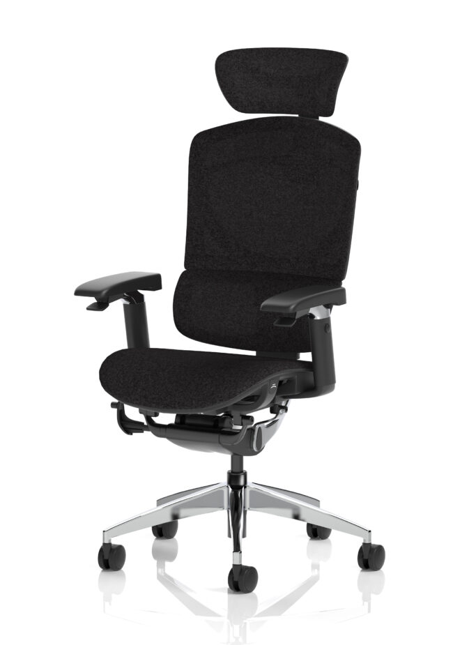 ergo click plus high back ergonomic posture office chair with arms and headrest