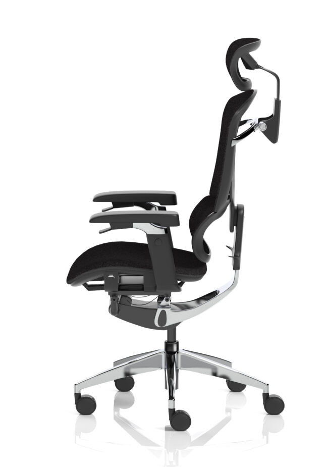 ergo click plus high back ergonomic posture office chair with arms and headrest