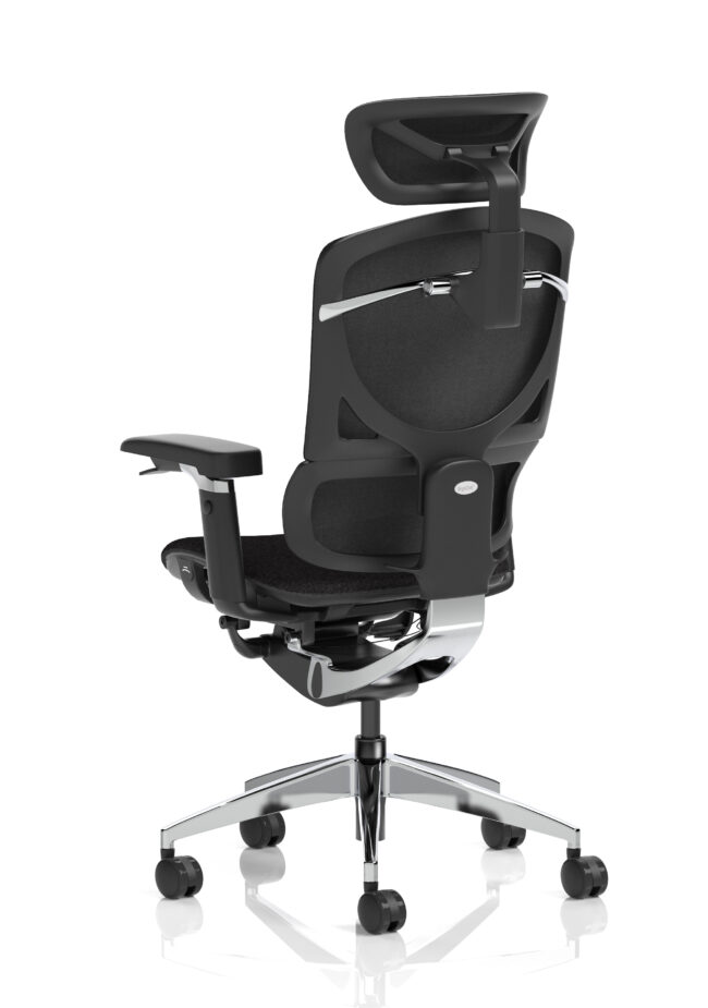 ergo click plus high back ergonomic posture office chair with arms and headrest