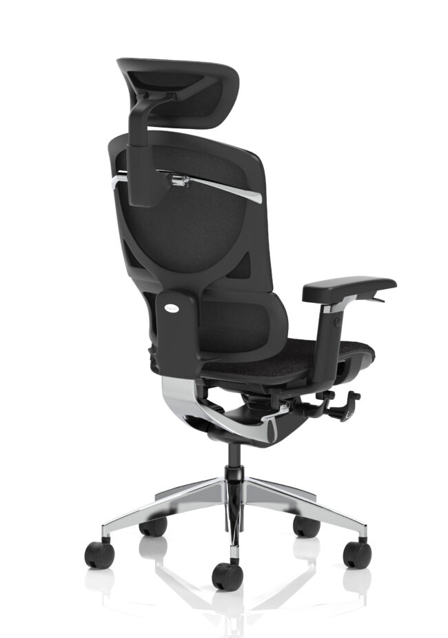 ergo click plus high back ergonomic posture office chair with arms and headrest