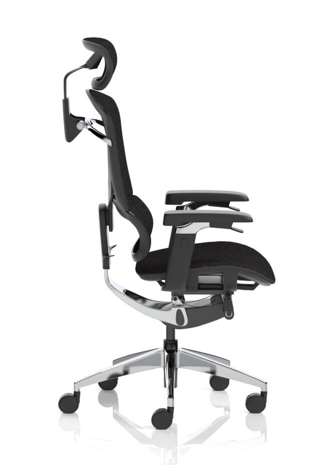 ergo click plus high back ergonomic posture office chair with arms and headrest