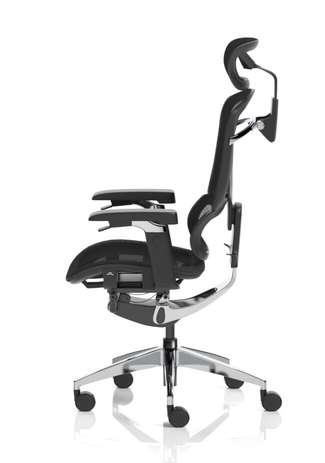 ergo click plus high back ergonomic posture office chair with arms and headrest