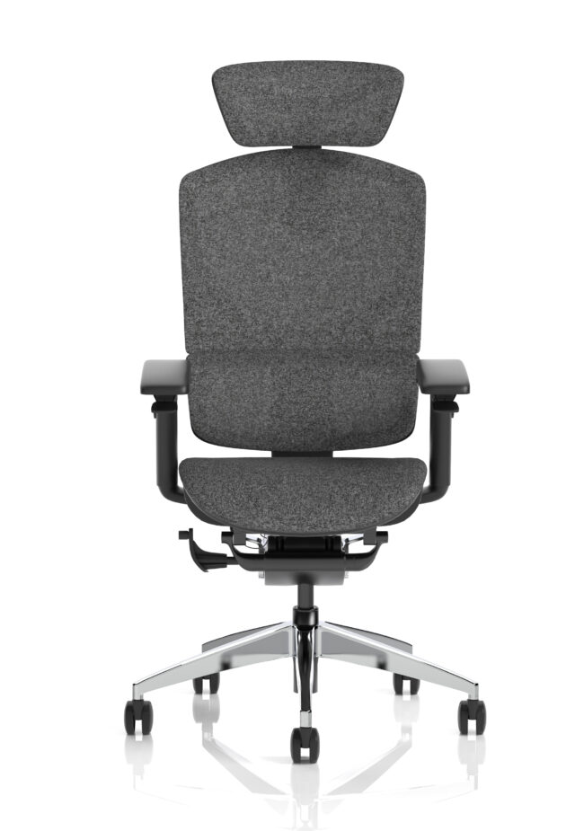 ergo click plus high back ergonomic posture office chair with arms and headrest