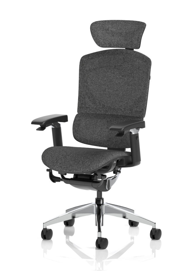 ergo click plus high back ergonomic posture office chair with arms and headrest