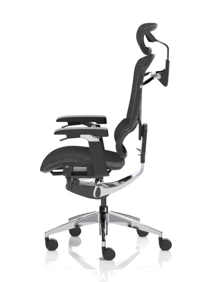 ergo click plus high back ergonomic posture office chair with arms and headrest