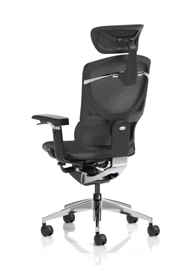 ergo click plus high back ergonomic posture office chair with arms and headrest