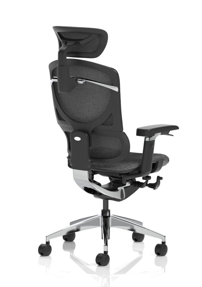 ergo click plus high back ergonomic posture office chair with arms and headrest