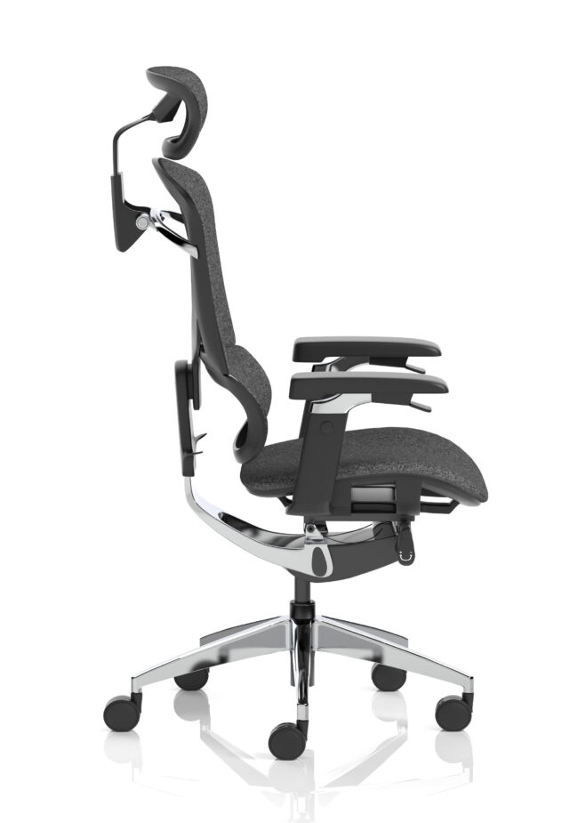 ergo click plus high back ergonomic posture office chair with arms and headrest