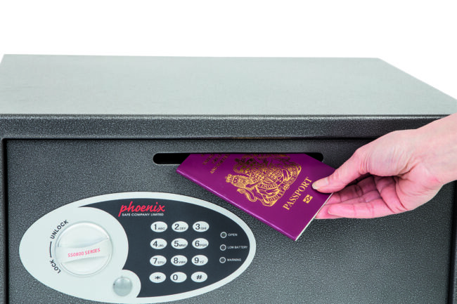 phoenix vela deposit home & office security safe