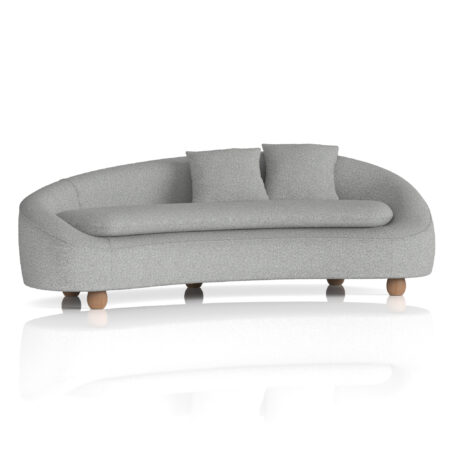mimi 3 seater curved sofa