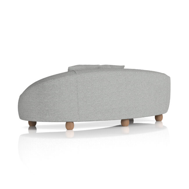 mimi 3 seater curved sofa