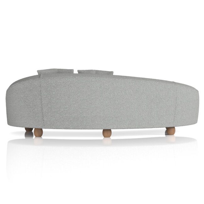 mimi 3 seater curved sofa