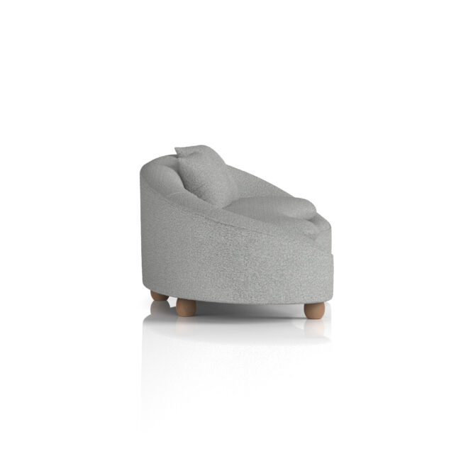 mimi 3 seater curved sofa