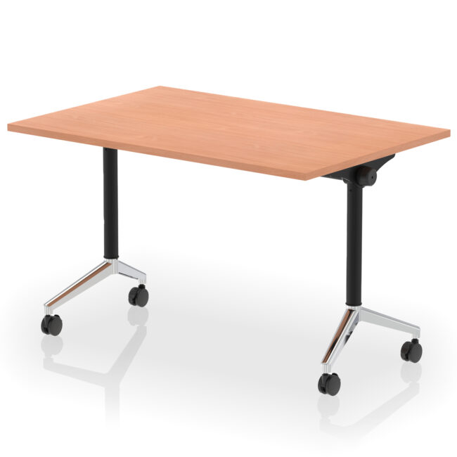 impulse plus flip top rectangular table