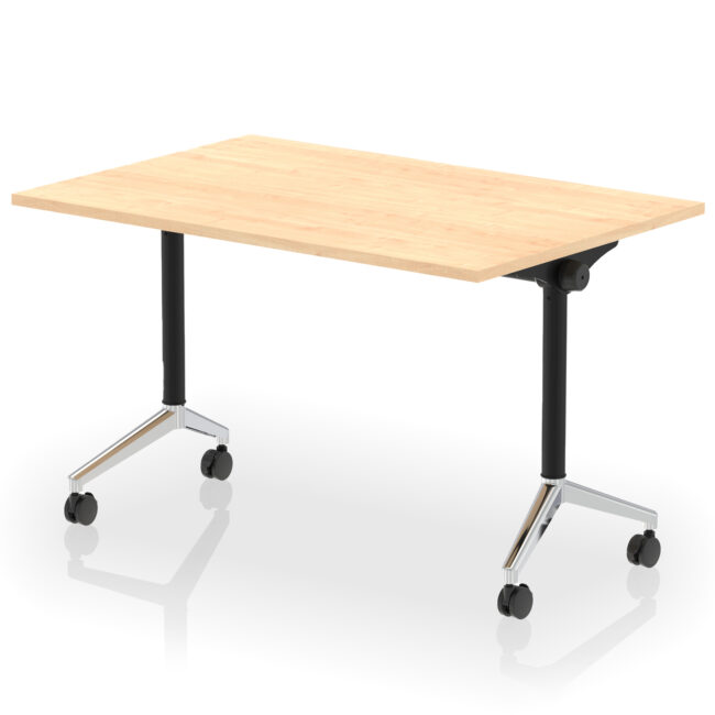 impulse plus flip top rectangular table