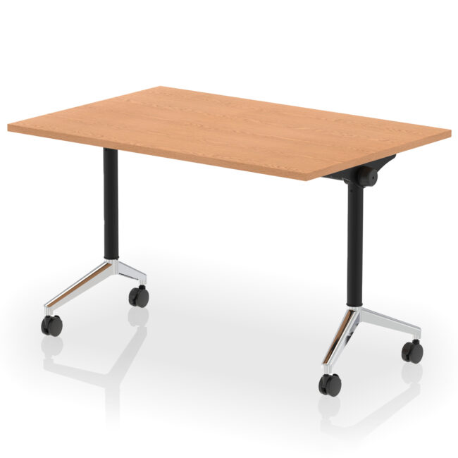 impulse plus flip top rectangular table