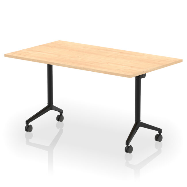 impulse plus flip top rectangular table