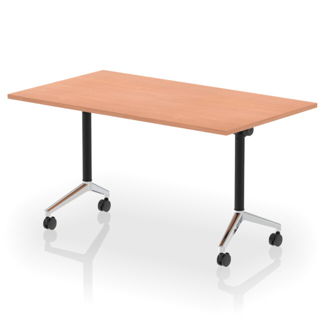 impulse plus flip top rectangular table