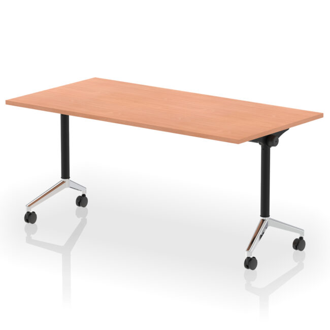 impulse plus flip top rectangular table