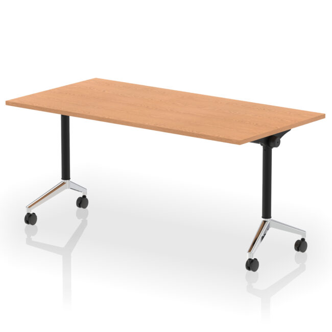 impulse plus flip top rectangular table