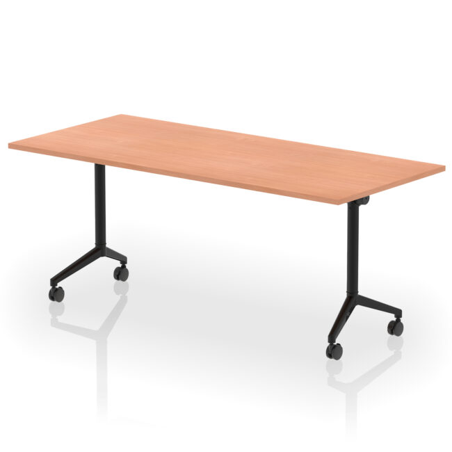 impulse plus flip top rectangular table