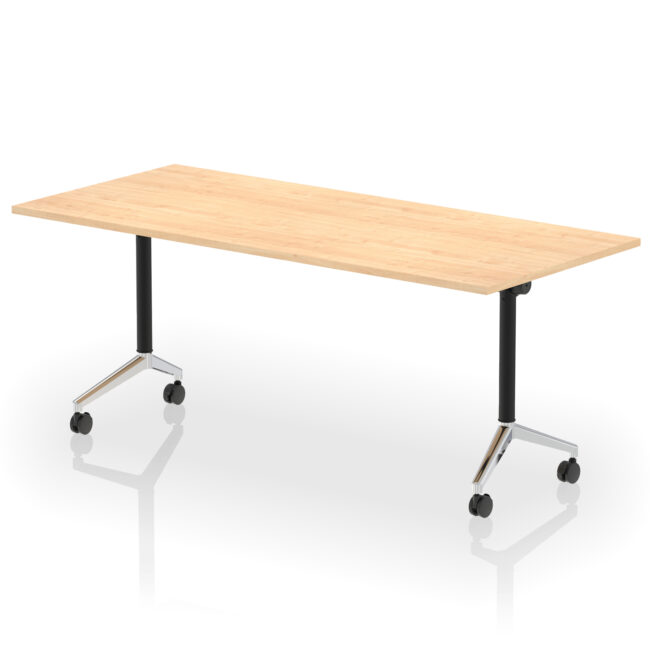 impulse plus flip top rectangular table
