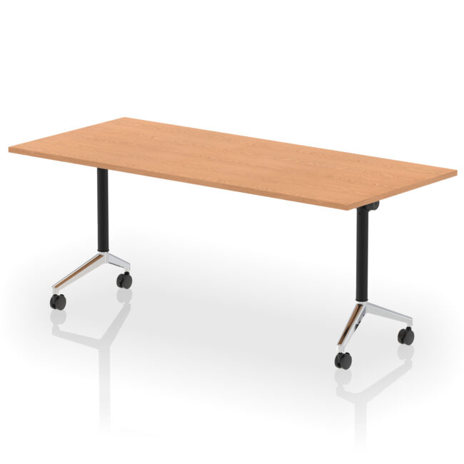 impulse plus flip top rectangular table