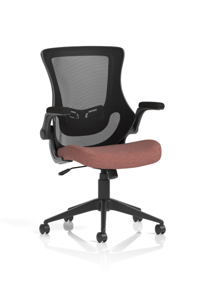 orbit black mesh back chair