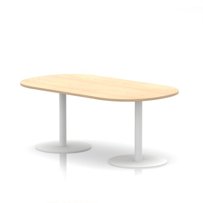 italia boardroom table white leg