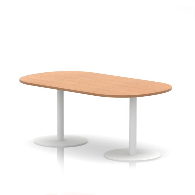 italia boardroom table white leg